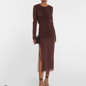 SIR the label Frankie gathered midi dress